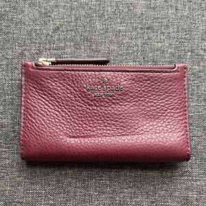 Kate Spade Cherrywood Slim Bifold Wallet